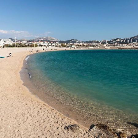 T2 Plage Prado-David, Parc Borely, Parking Privee Marseille Exterior photo