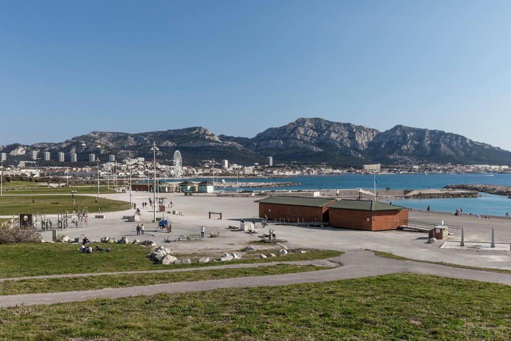 T2 Plage Prado-David, Parc Borely, Parking Privee Marseille Exterior photo